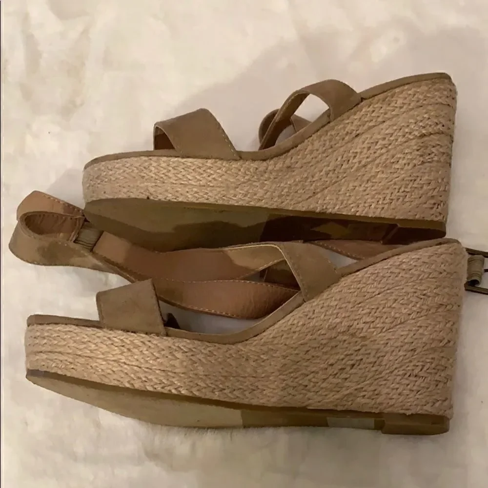 Beast Fashion suede platforms